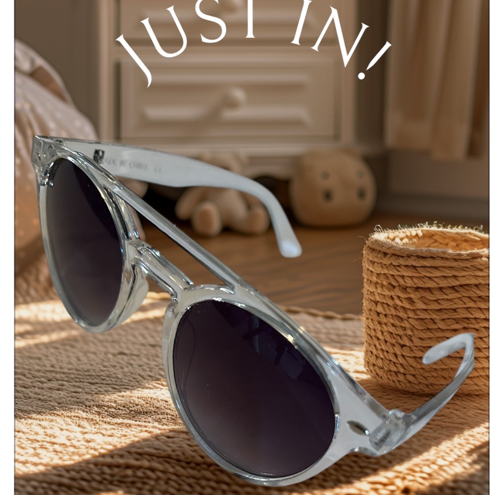 Toyota Stylish Black Round Sunglasses